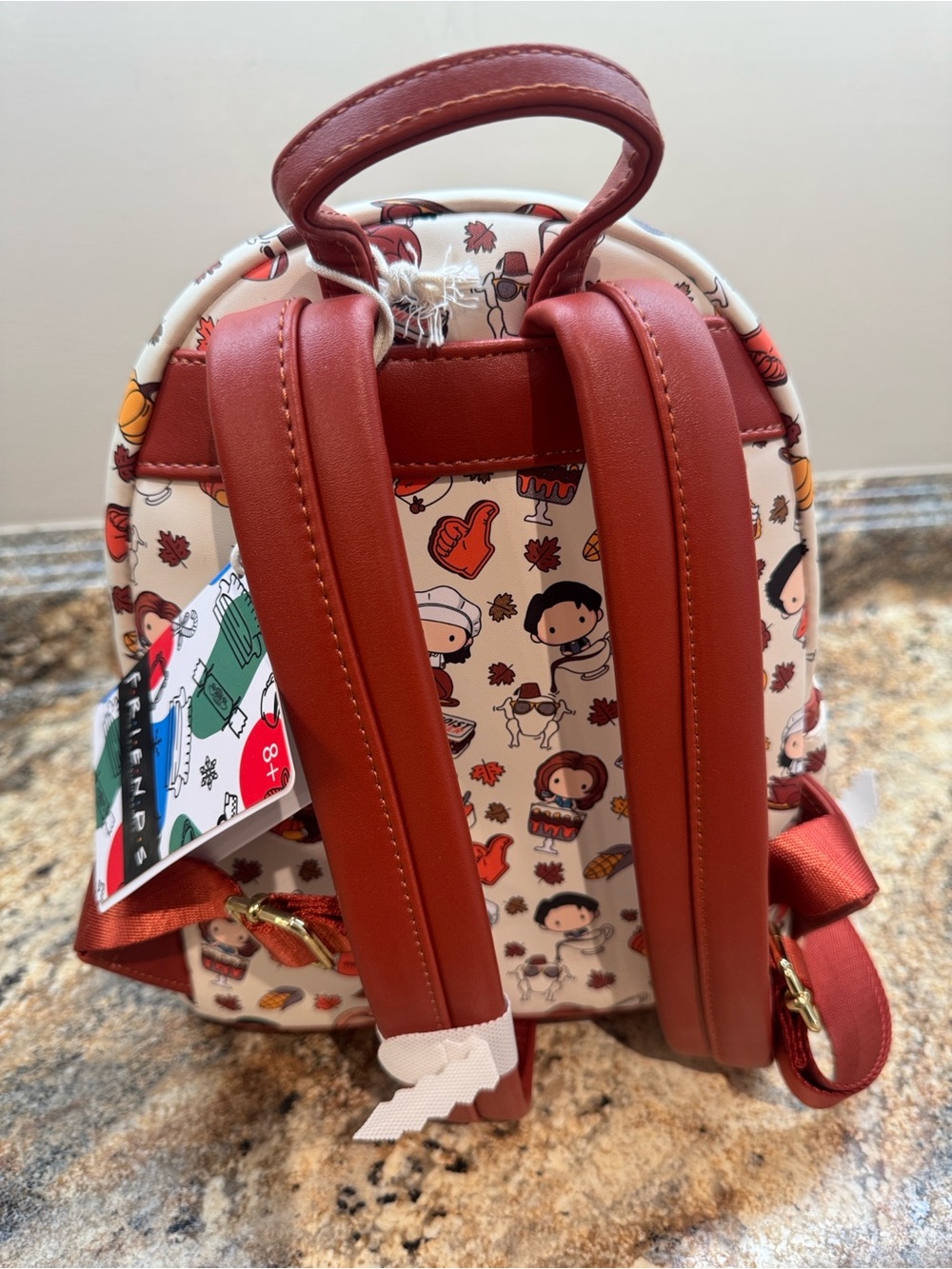 FRIENDS Loungefly BNWT Mini Backpack - Picture 4 of 8